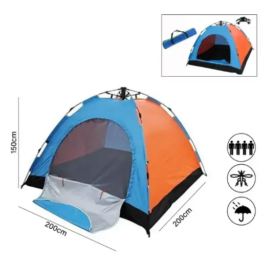 Tente pour plage et camping familiale Automatique-4 places